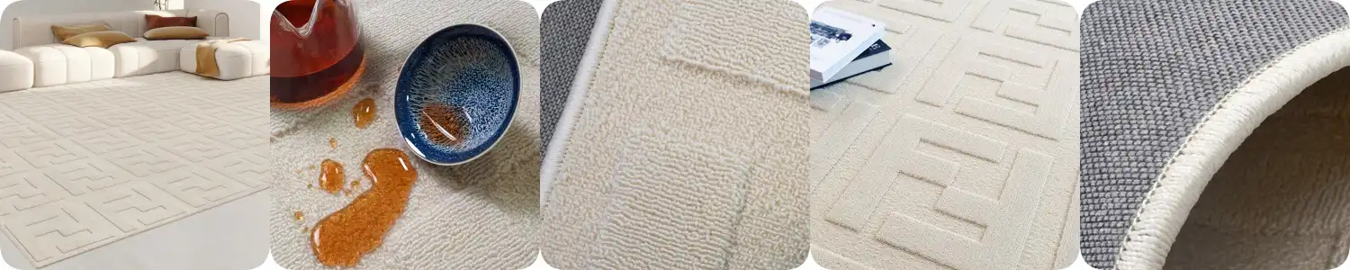 Silica thread rug Material Silica thread rug Material