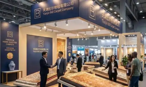 Tianjin Bier Carpet Co., Ltd. made its debut at the International Floor Covering Exhibition, showcasing the strength of "Made in China"